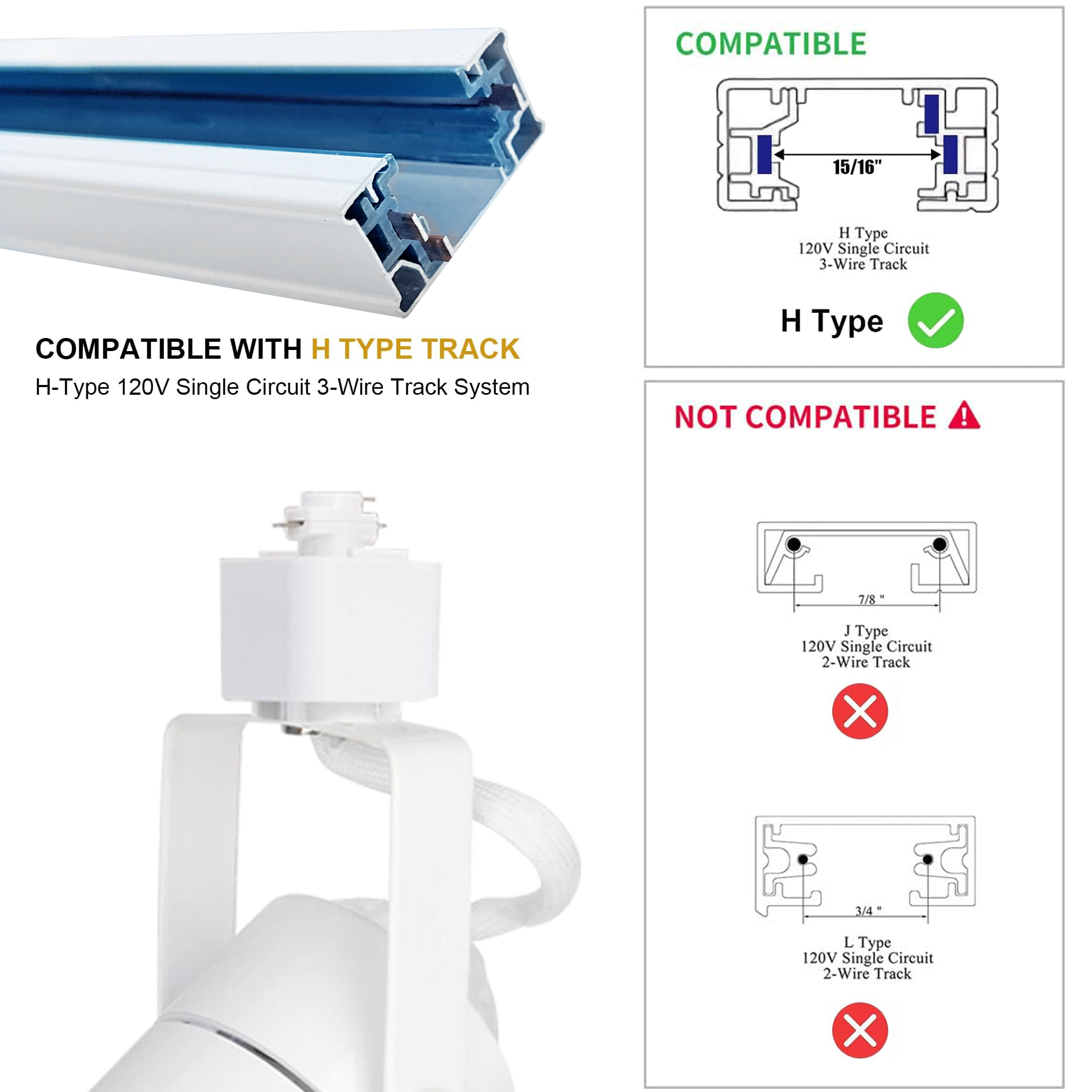 Replaceable Gu10 Bulb Spotlight