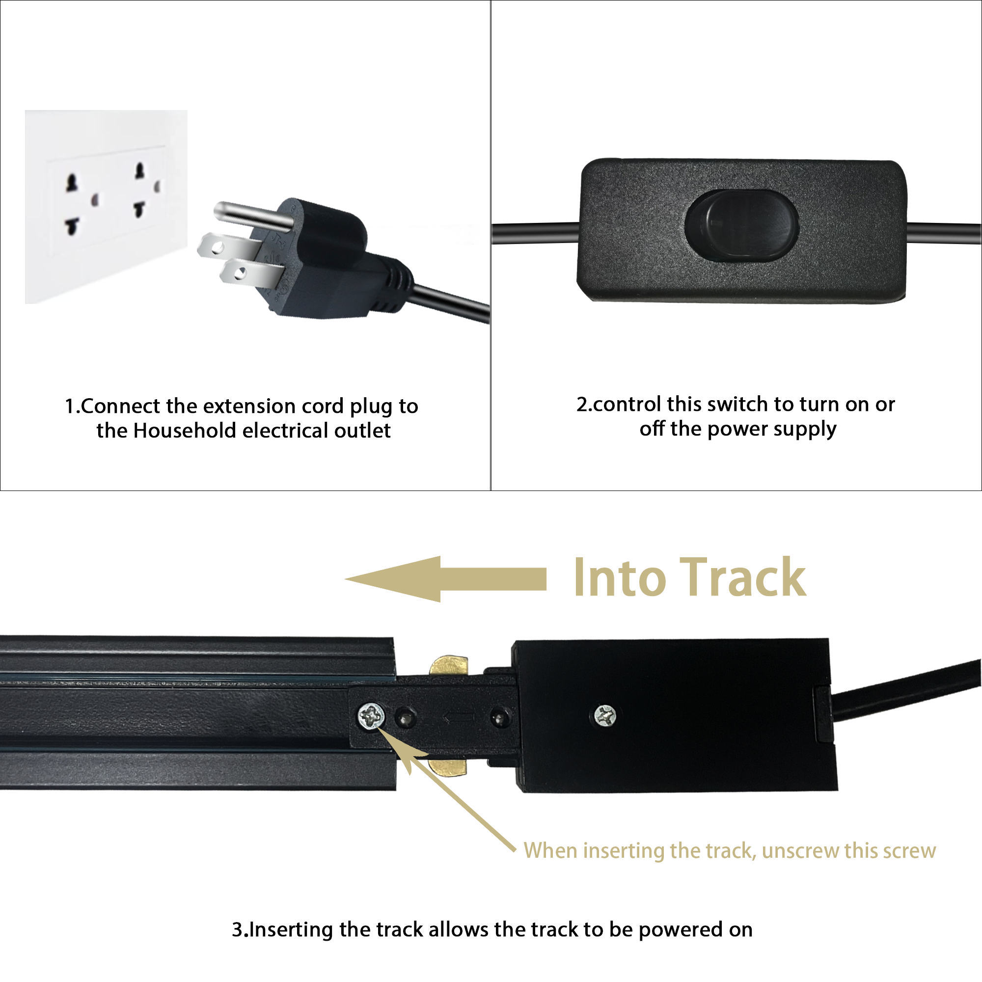 Single Circuit Track Lighting Kit