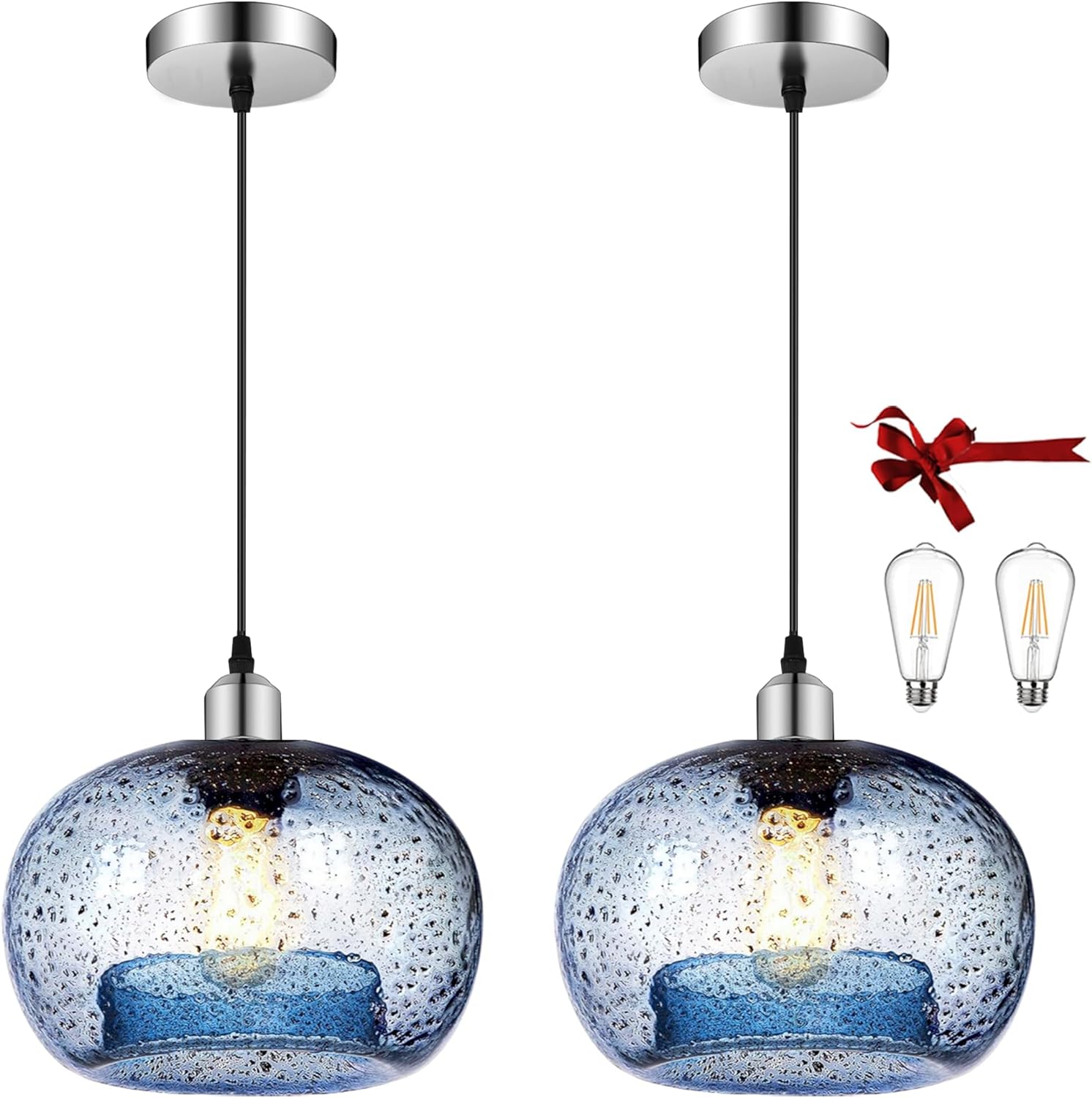 Large Size Glass Pendant Light