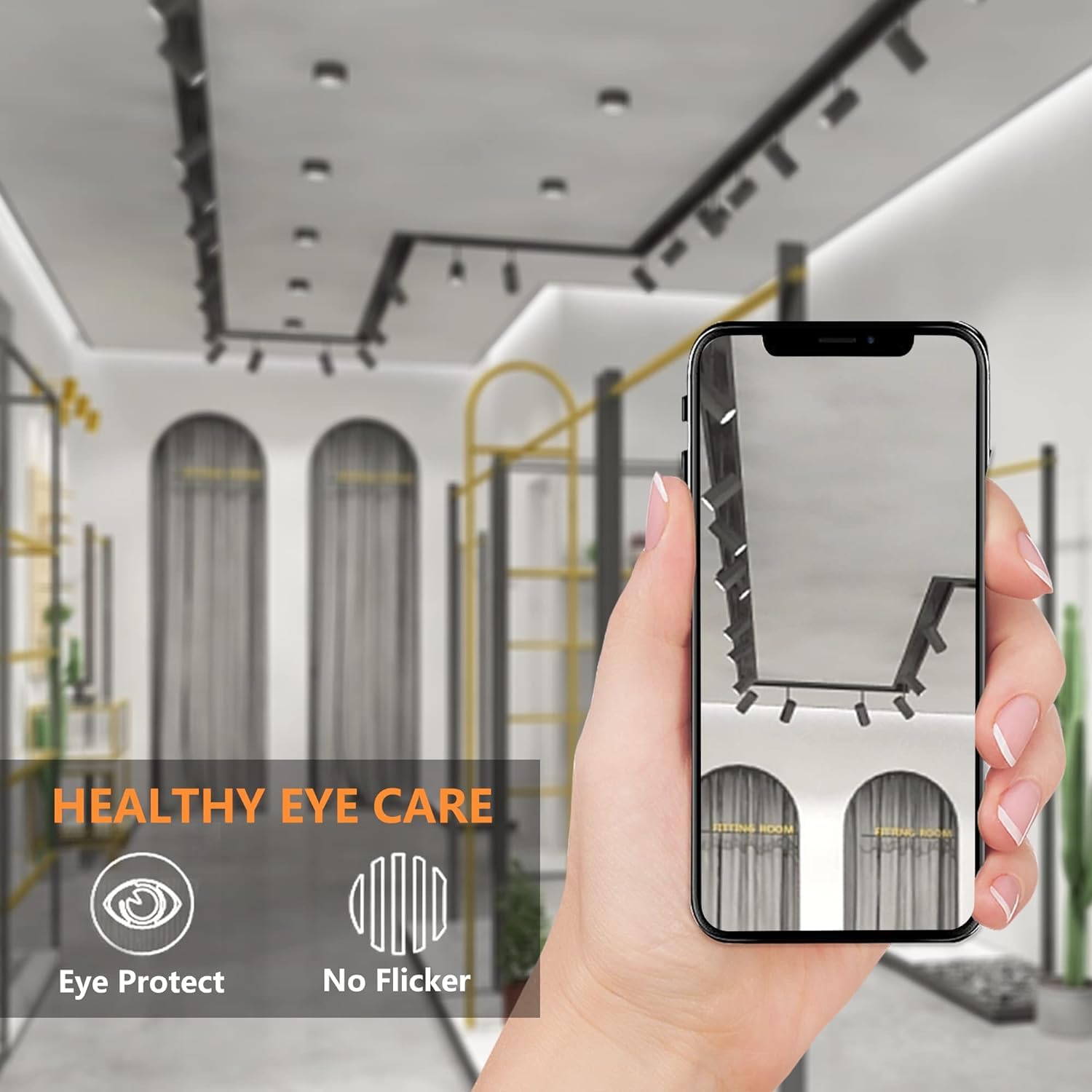 Bravsekai 12 Packs Plug in LED Track Lighting Complete Kits. 25w x 12 Track Lighting Heads with Extra 13.1Ft Track Rails for Accent Task Wall, Spot Light