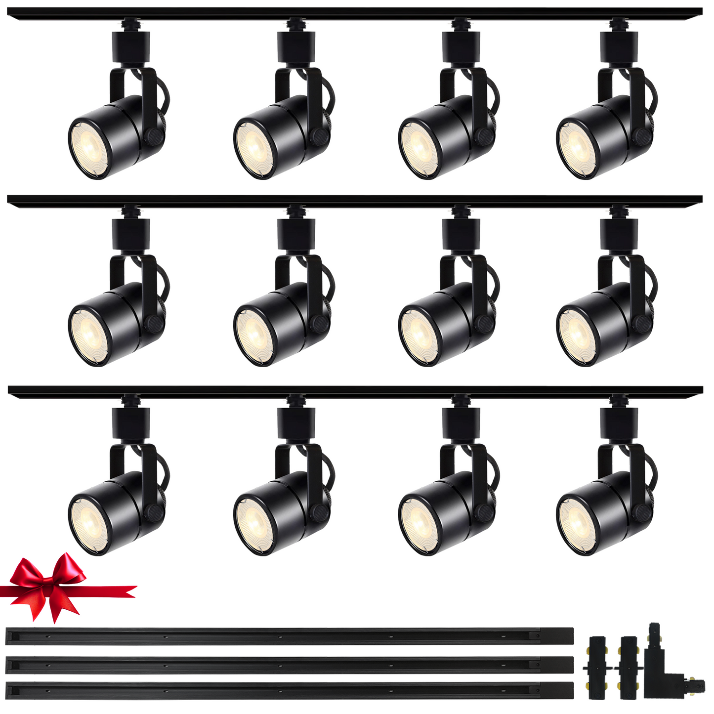 Black 12pcs Track Light