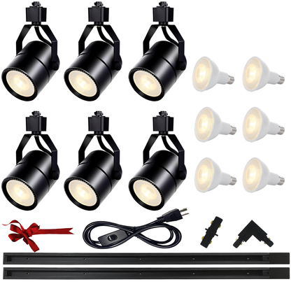 Black Track Lighting Kit