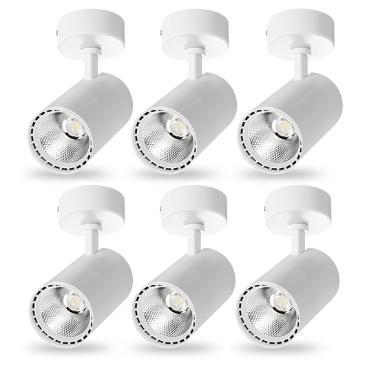 6-pack flush mount ceiling spot lights