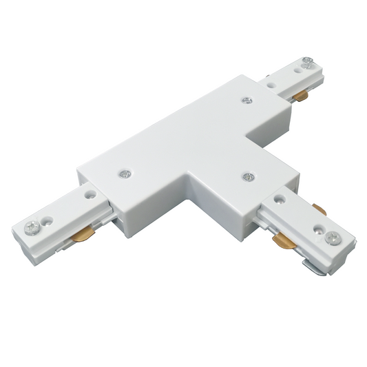 T Connector White